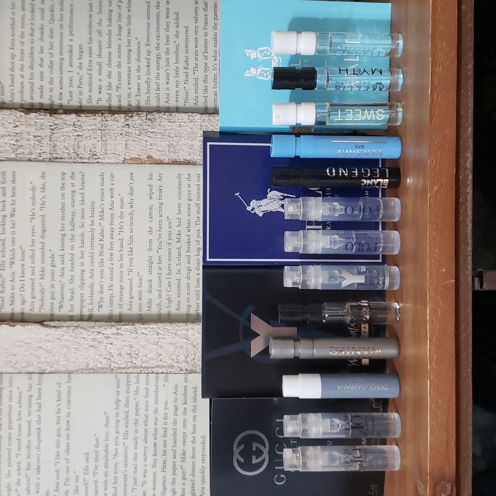 Mens Cologne Deluxe Sample Lot Bundle EDP EDT